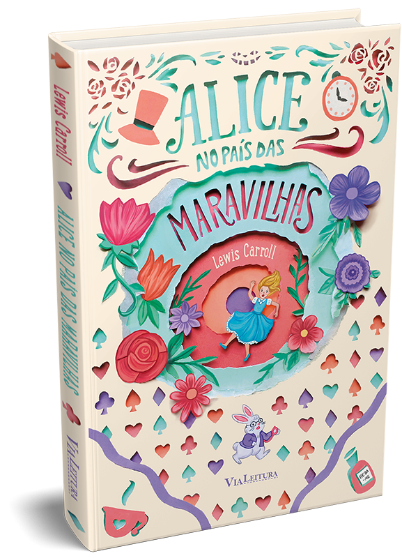 Alice no País das Maravilhas — Edição de Luxo Ilustrada — Capa dura